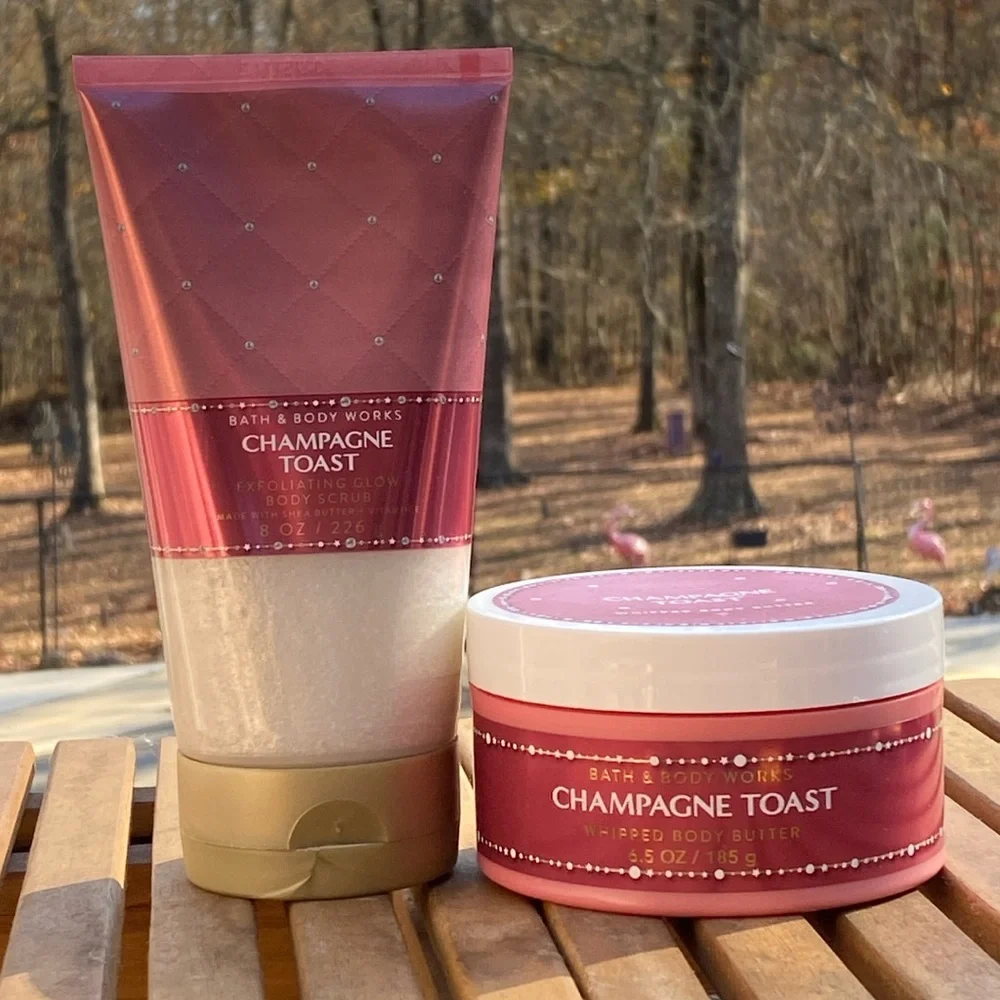 Bath & Body Works Champagne Toast Body Scrub & Body Butter